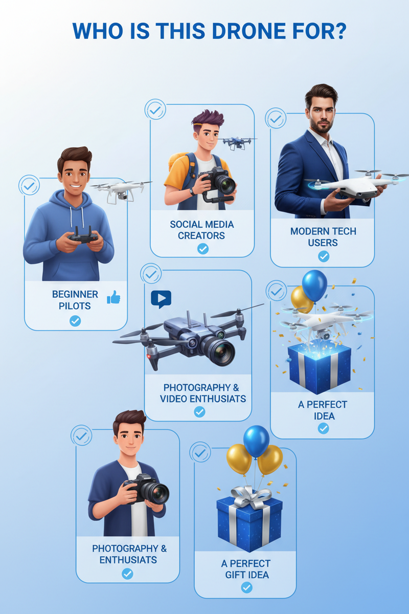 🎯 À QUI EST DESTINÉ CE DRONE ?